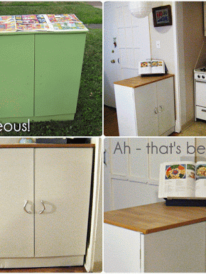 Thrifted Cabinet Makeover – How To-sday thumbnail
