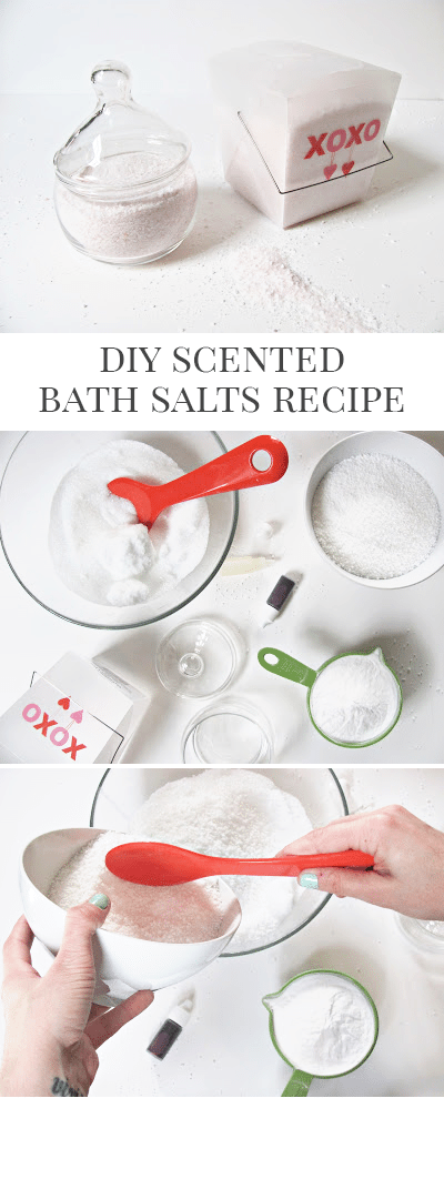 DIY Scented Bath Salts Tutorial and Recipe