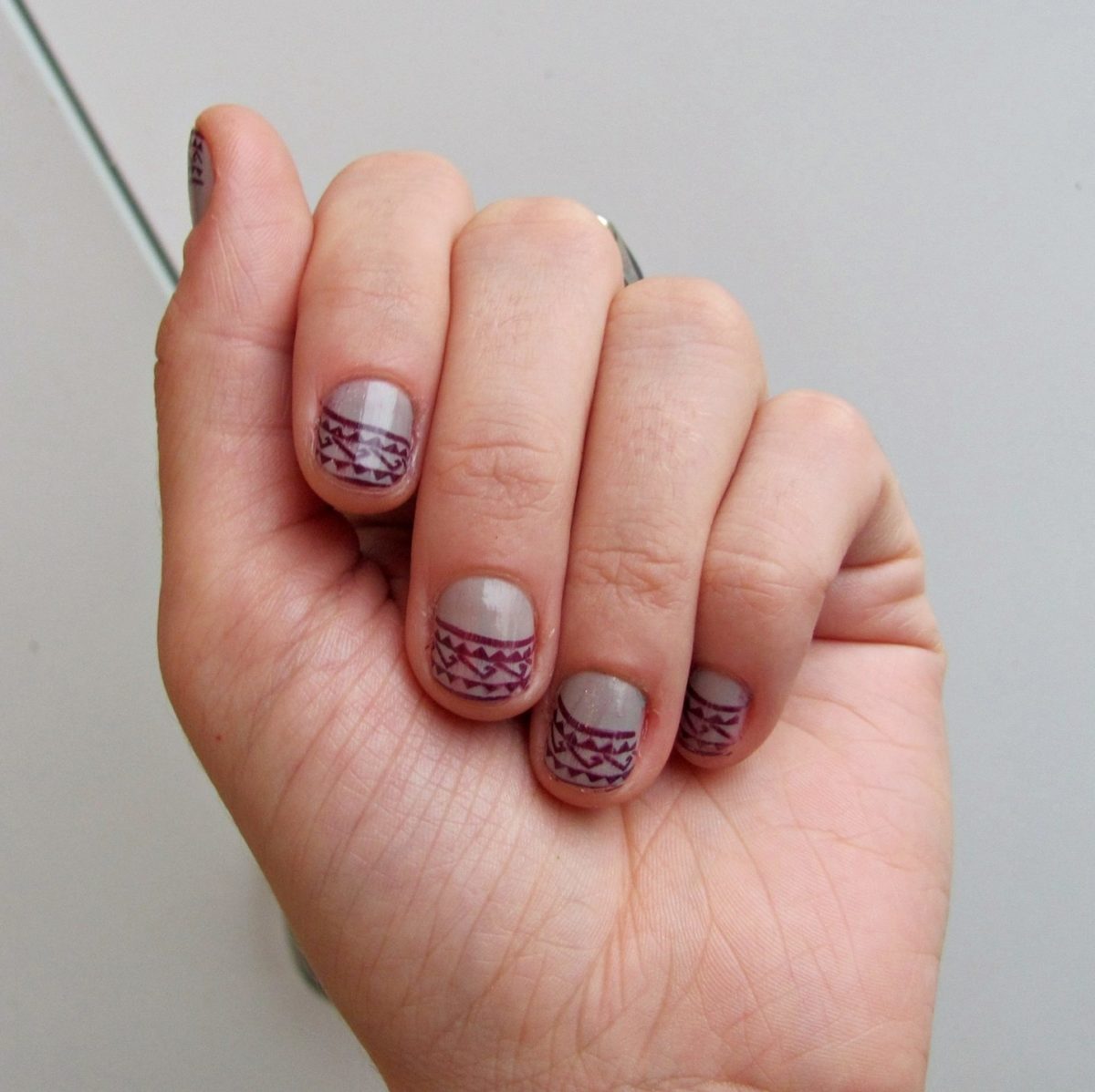 Aztec Pattern Manicure Tutorial - Shrimp Salad Circus