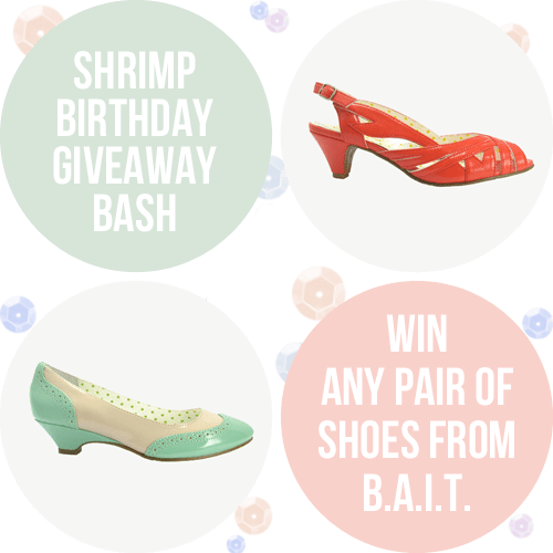 birthday giveaway bash . b.a.i.t. shoes - Shrimp Salad Circus