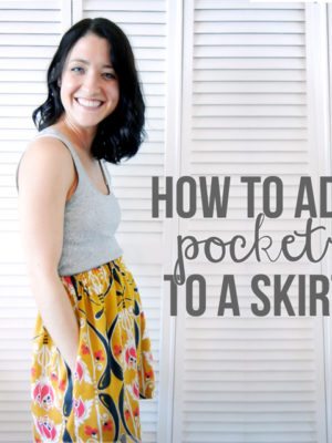 How to Add Pockets to a Skirt . Sewing 101 thumbnail