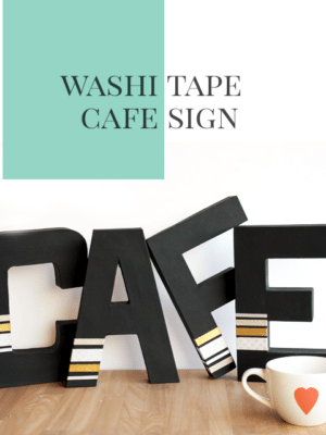 Washi Tape Paper Mache Letters Tutorial thumbnail