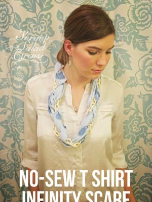 DIY No Sew T Shirt Infinity Scarf . How To-sday thumbnail