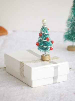 Mini Christmas Tree Gift Wrap Embellishment – How To-sday thumbnail