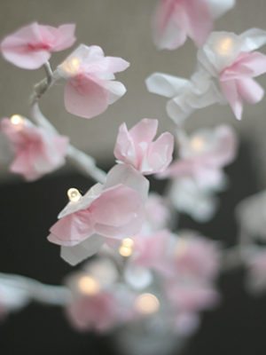 How to Make a DIY Glowing Cherry Blossom Branch Centerpiece thumbnail