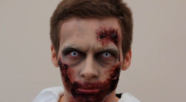 DIY Halloween Makeup for Guys - Zombie