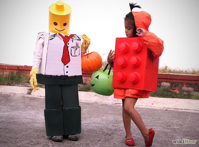 DIY Lego Halloween Costume
