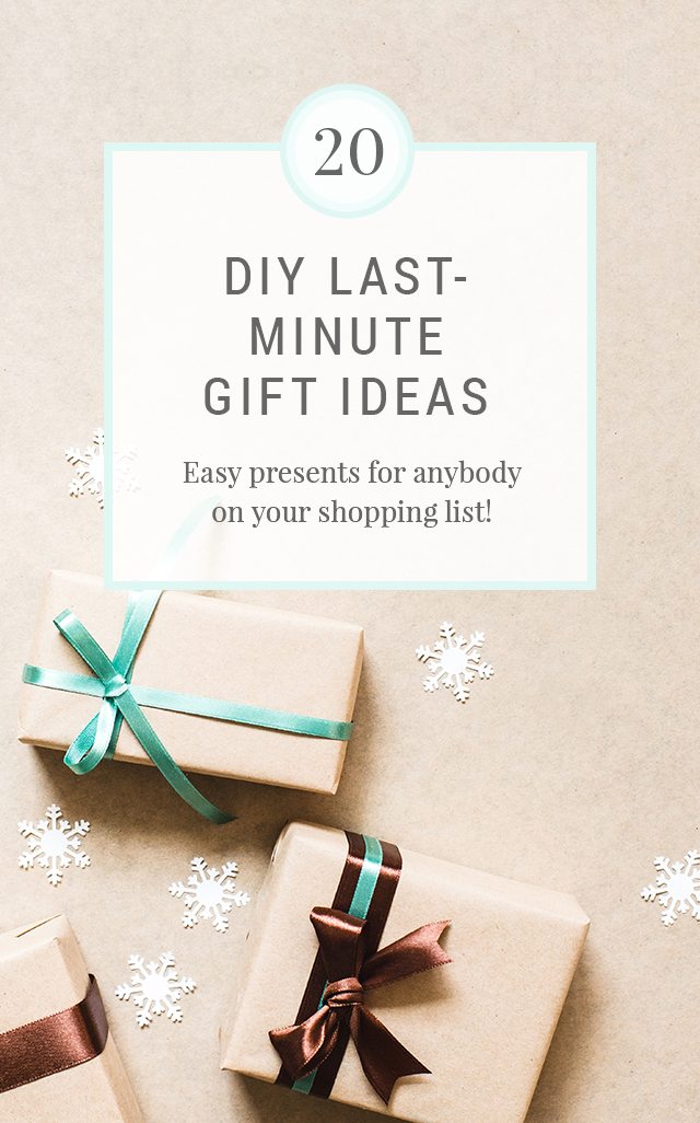 10 Last-Minute DIY Christmas Gift Ideas 