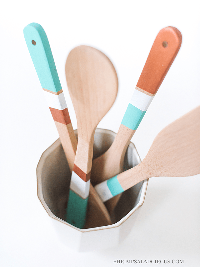 Shop Sneak Peek - Dip Dyed Serving Spoons shop