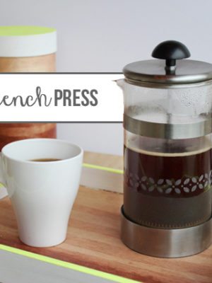 DIY Frosted Glass French Press – How To-sday thumbnail