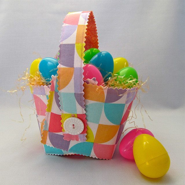 draft your own Easter basket pattern for sewing