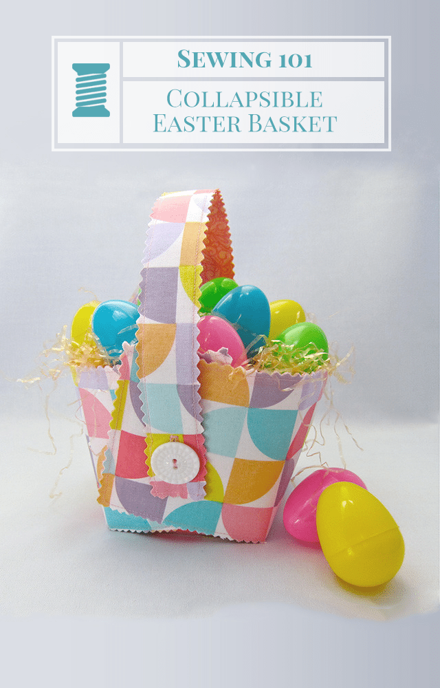 Collapsible Easter Egg Basket Tutorial