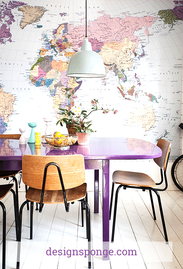 Decorating with Maps from DesignSponge