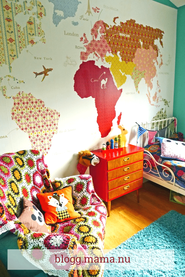 Decorating with Maps from Mama Blogg