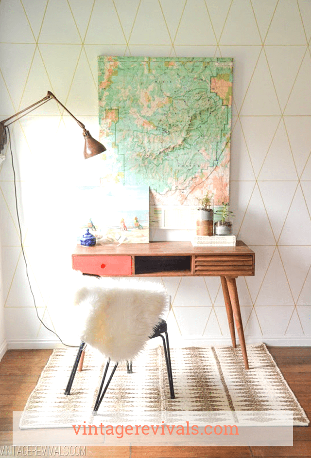 Decorating with Maps from Vintage Revivals