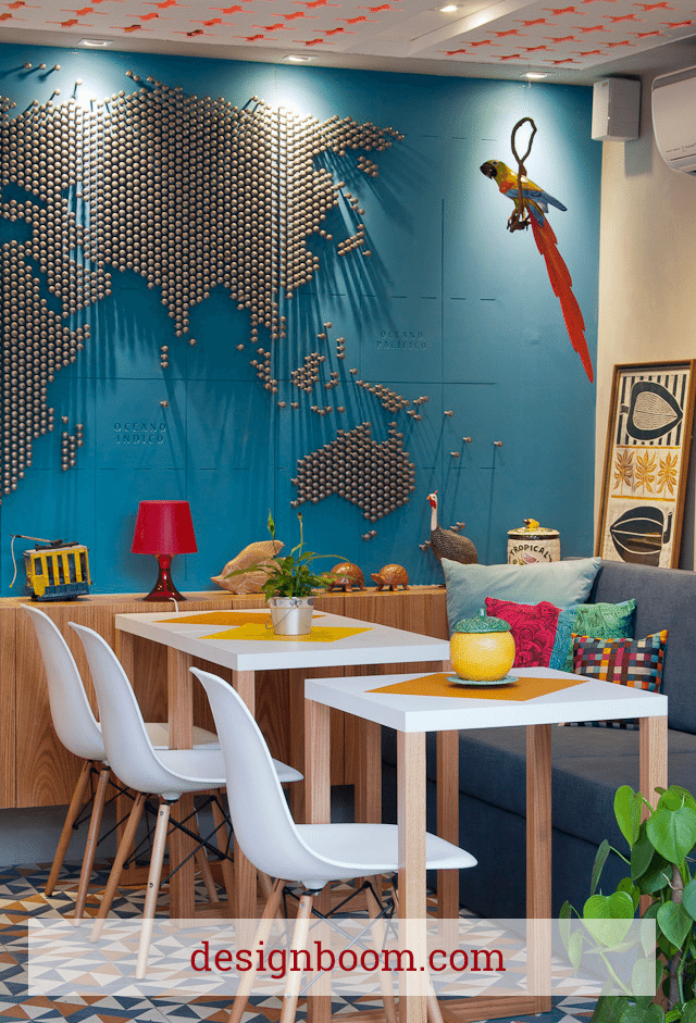 Decorating with Maps from designboom