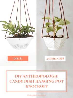 DIY Anthropologie Candy Dish Hanging Pot Knockoff thumbnail