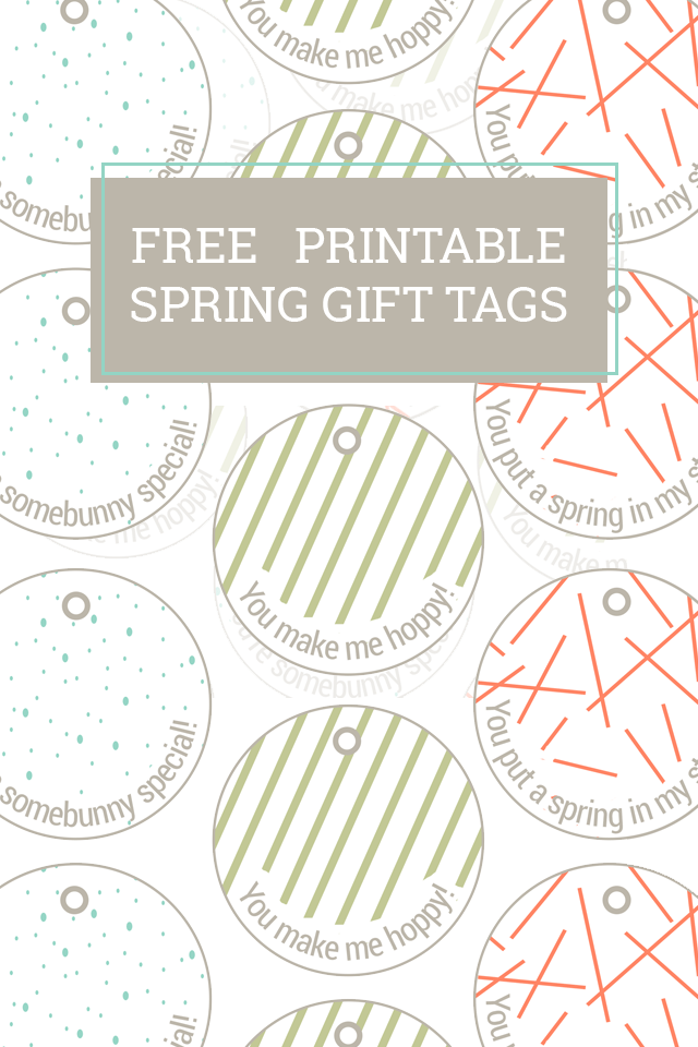 Free Printable Easter Gift Tags