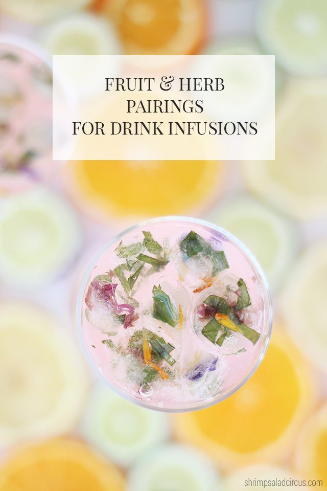 Fruit and Herb Pairing for Drink Infusions