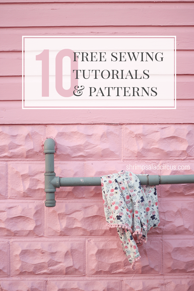 10 Free Beginner Sewing Tutorials