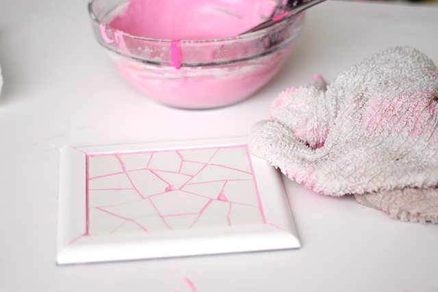 Neon Mosaic Trivet Tutorial 9