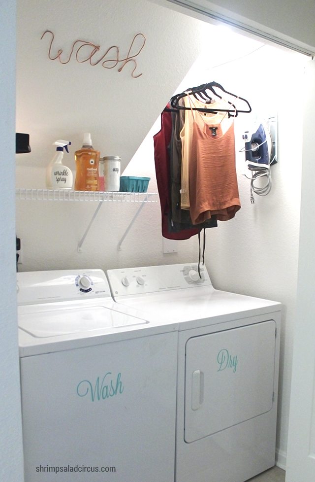 Budget Laundry Room Makeover  Shrimp Salad Circus