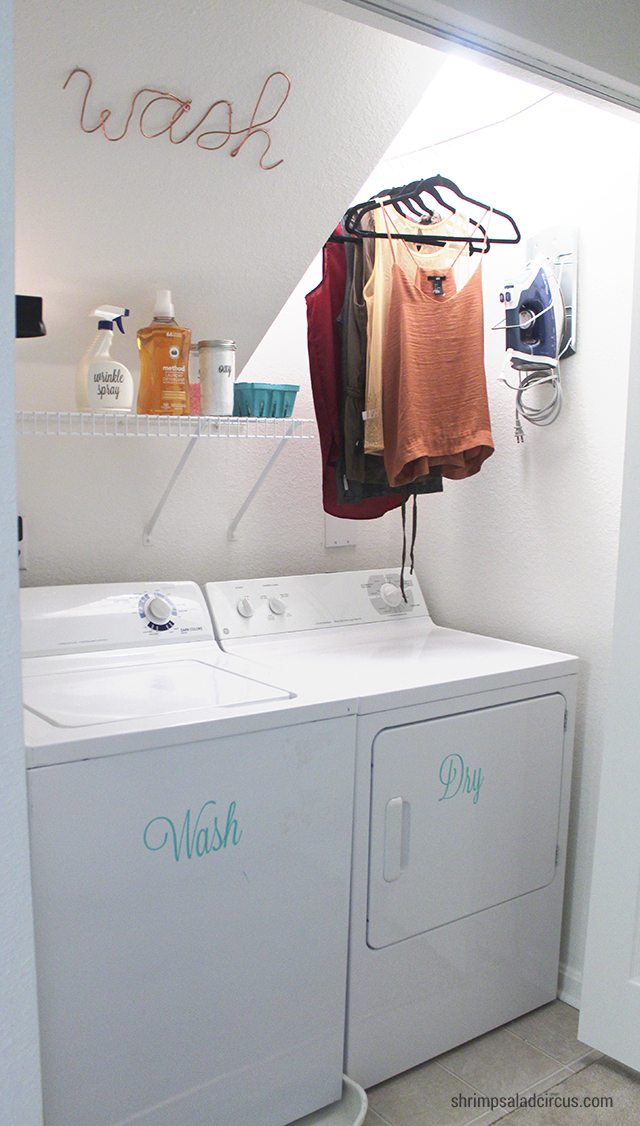 Budget Laundry Room Makeover 11