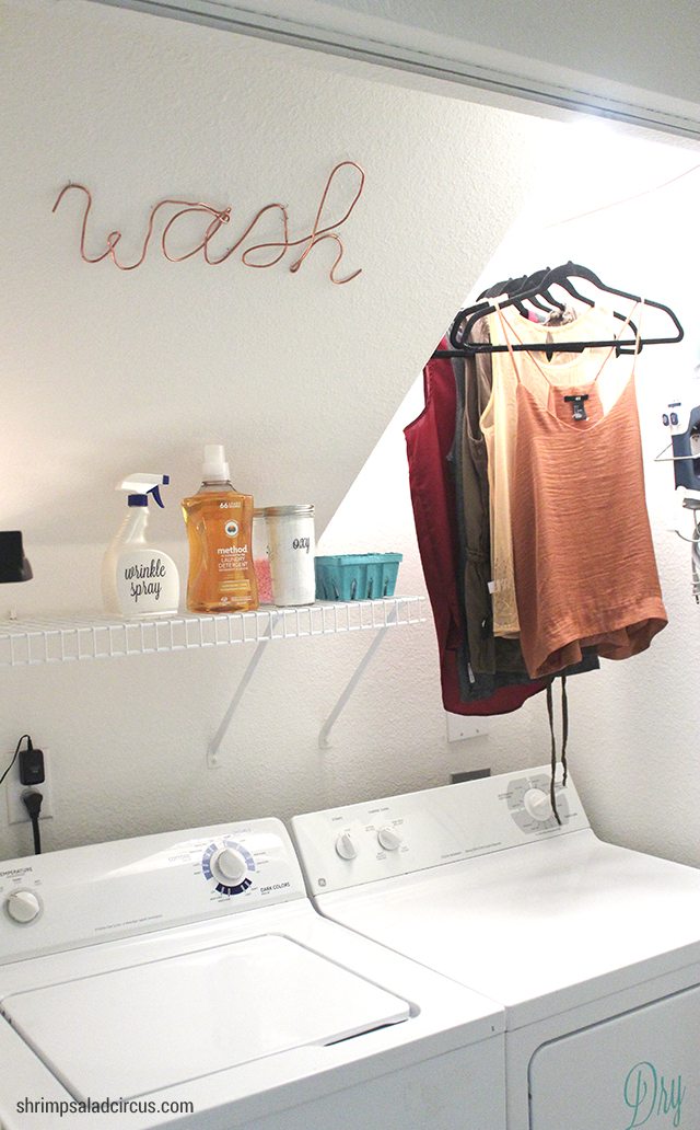 Budget Laundry Room Makeover 12