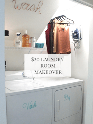 Budget Laundry Room Makeover thumbnail