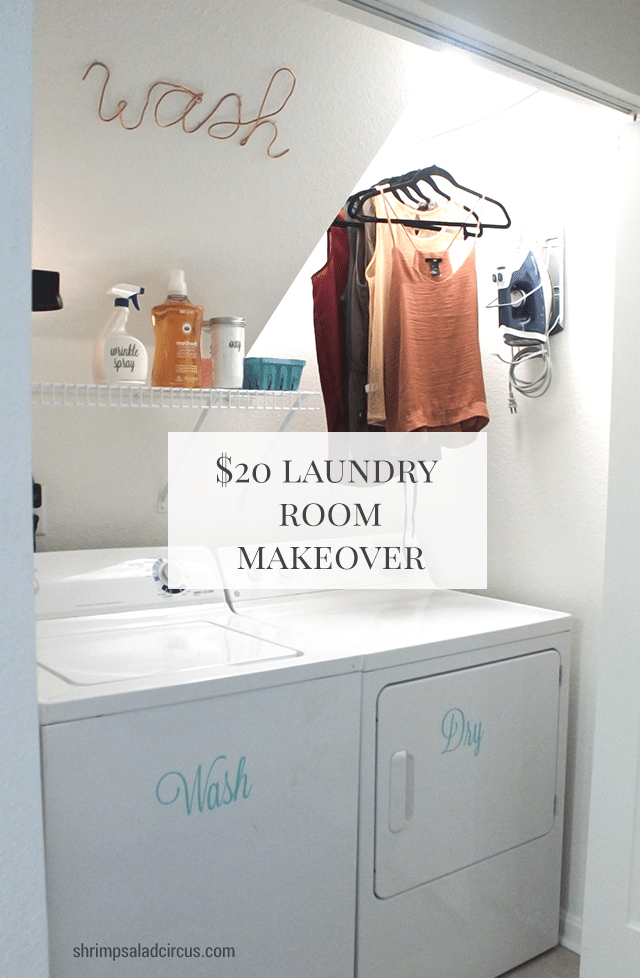 Budget Laundry Room Makeover