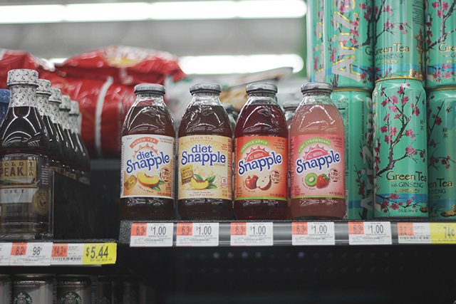 Diamond Fruit Ice Cubes with Snapple at Walmart