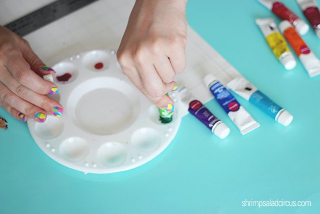 DIY Watercolor Paint Chart Step 2