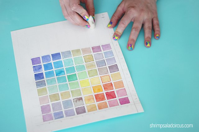 DIY Watercolor Chart Step 5