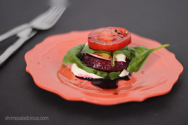 Mozzarella Beet Stacks Recipe