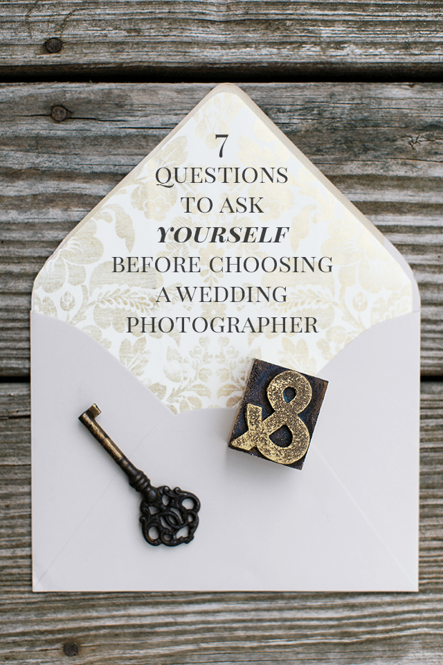 7 Questions to Ask Before Choosing a Wedding Photographer