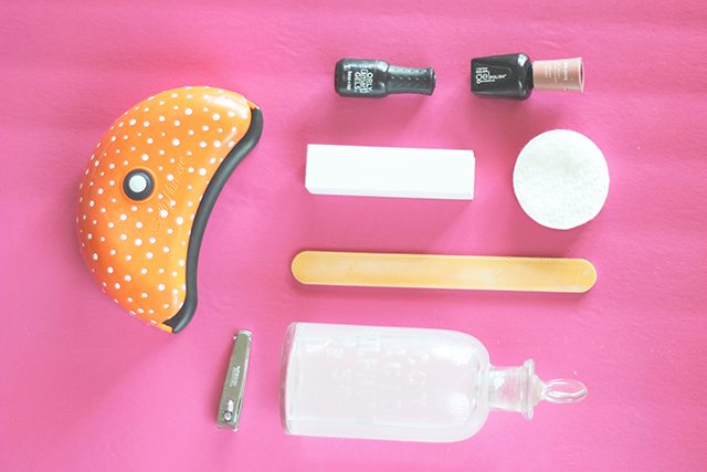 DIY Gel Nail Polish Tutorial Suplies