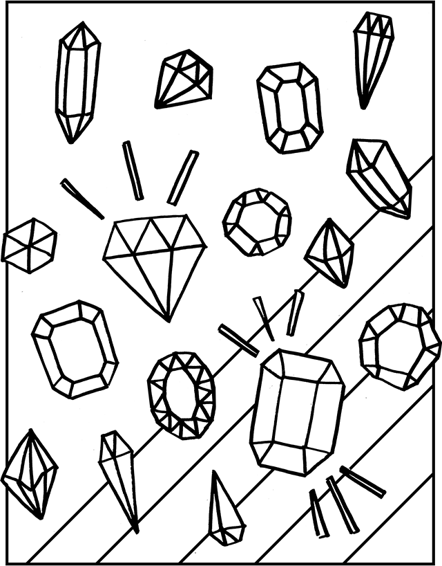 The Diamond Minecart Coloring Pages To Print Coloring Pages