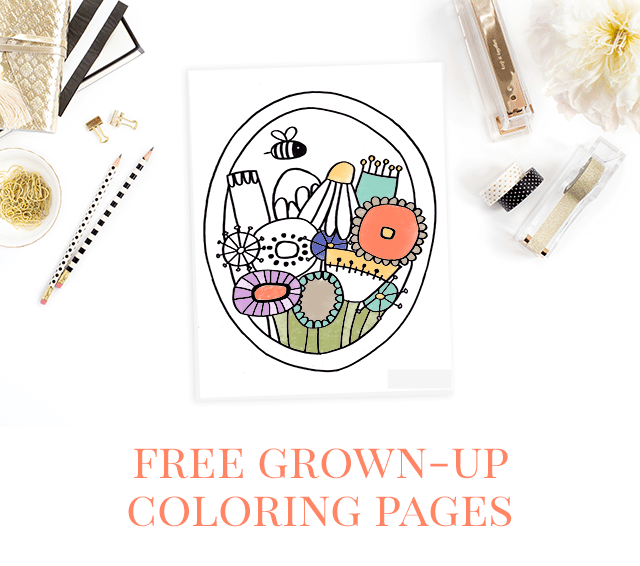 Free Coloring Pages for Adults - Shrimp Salad Circus