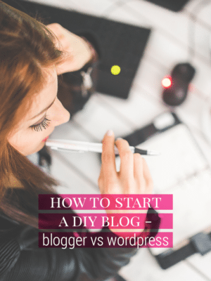 How to Start a DIY Blog – Blogger vs WordPress thumbnail