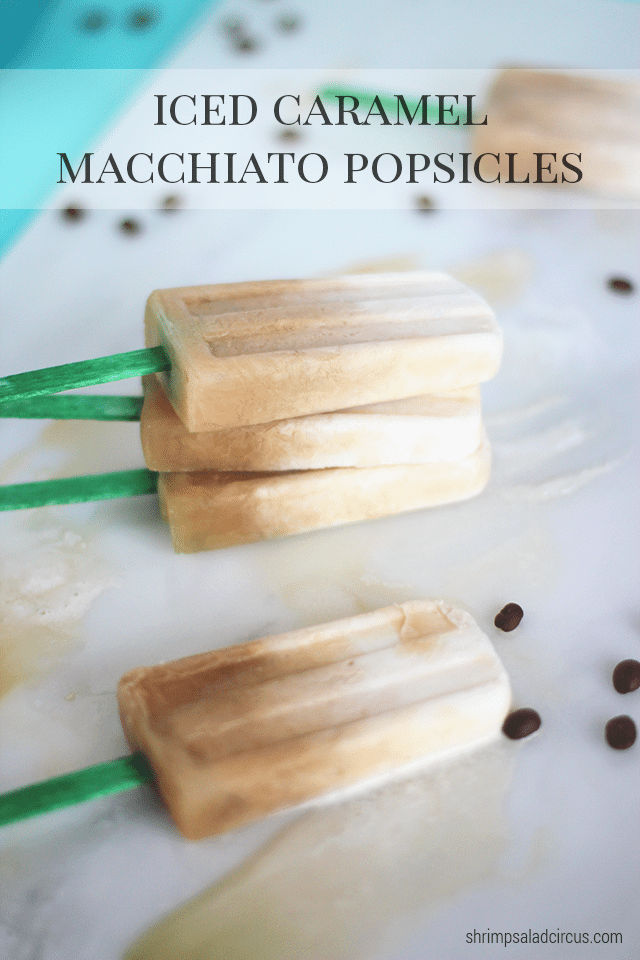 Iced Caramel Macchiato Popsicles 2