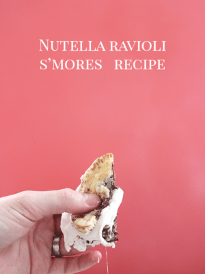 Nutella Ravioli S’mores Recipe thumbnail