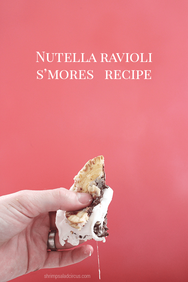 Nutella Ravioli S'mores Recipe