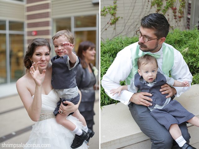 Shrimp Salad Circus Wedding Photos - Ring Bearers