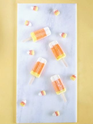 Candy Corn Greek Yogurt Popsicles – Good Eats thumbnail