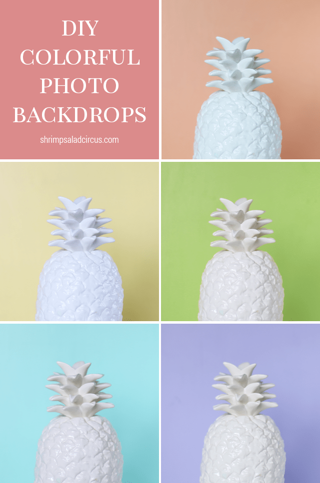 DIY Colorful Photo Backdrops