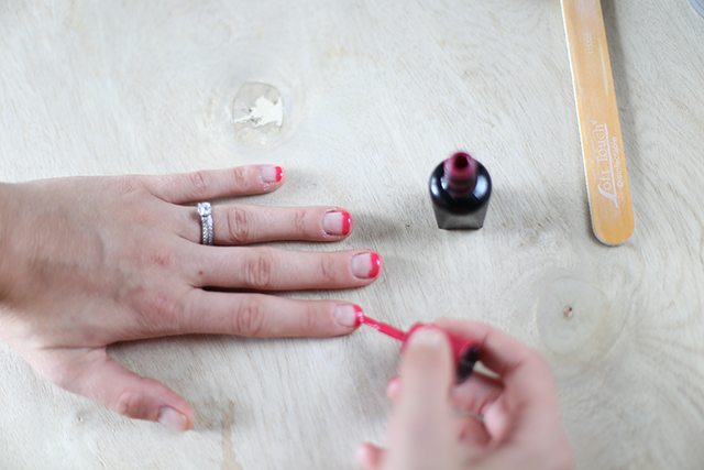 DIY Dragonfruit Manicure Tutorial - Step 2