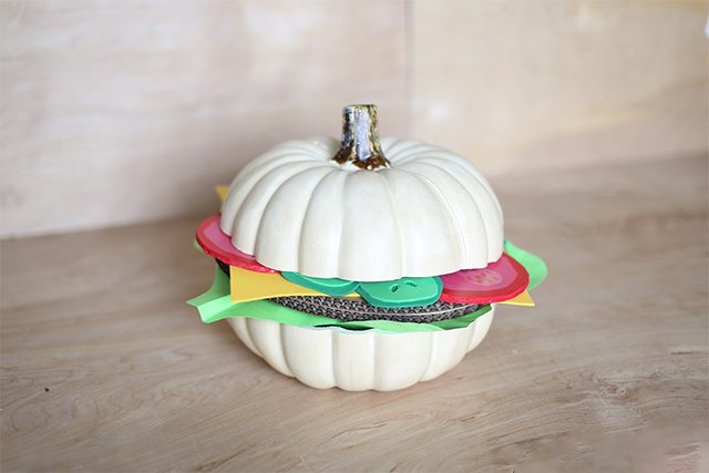 DIY Hamburger Pumpkin Tutorial - Assembly