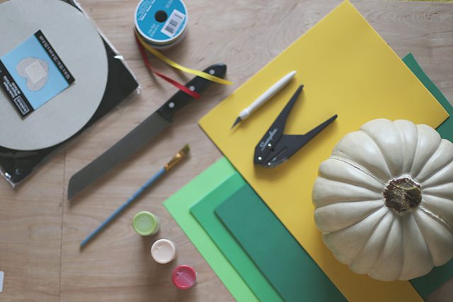 DIY Hamburger Pumpkin Tutorial - Supplies