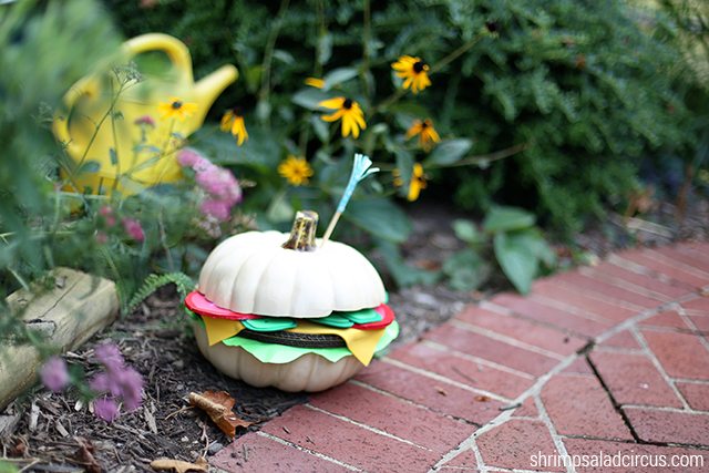 DIY Hamburger Pumpkin Tutorial