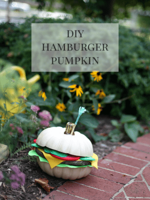 Hamburger Pumpkin Fall Decor thumbnail